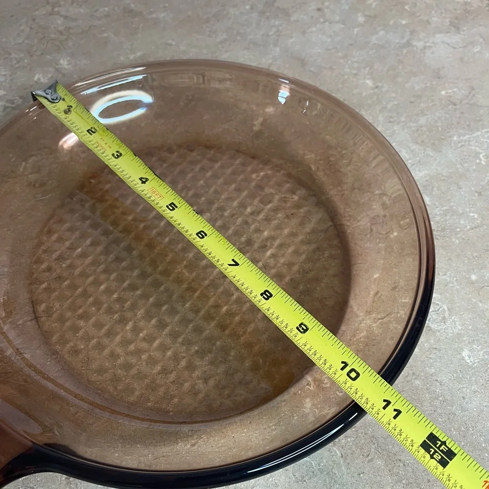 Visions Corningware Amber Glass Skillet